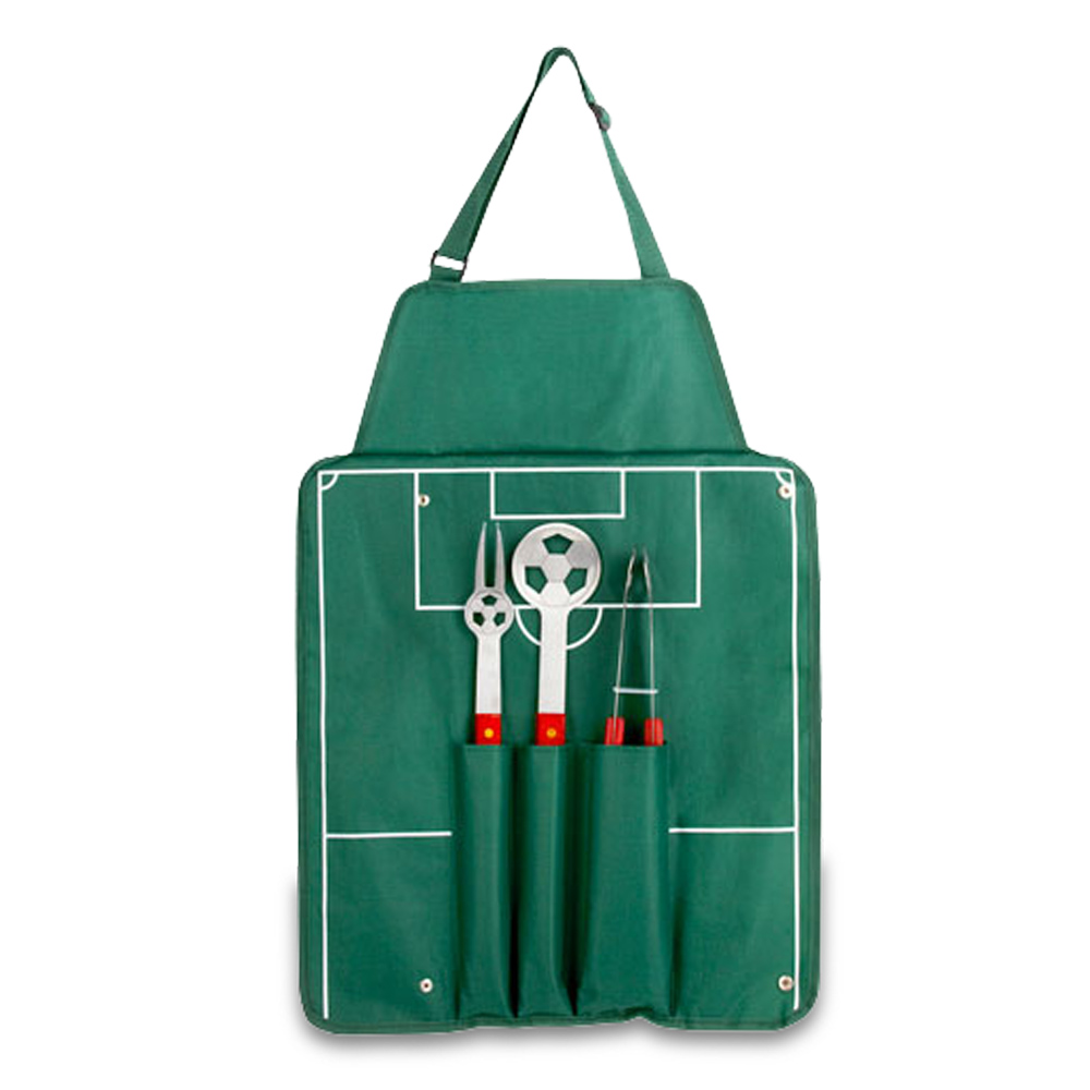 Set BBQ con Delantal Soccer-2